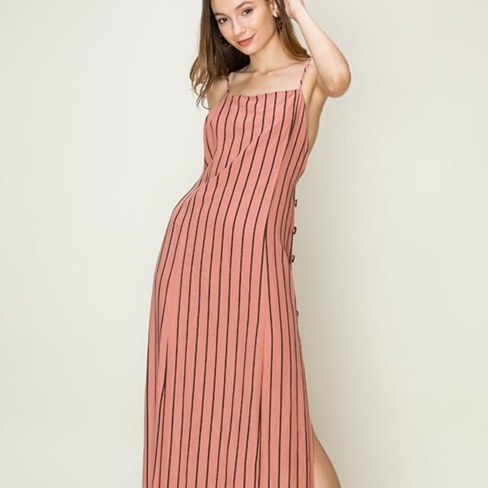 Stripe Maxi Dress